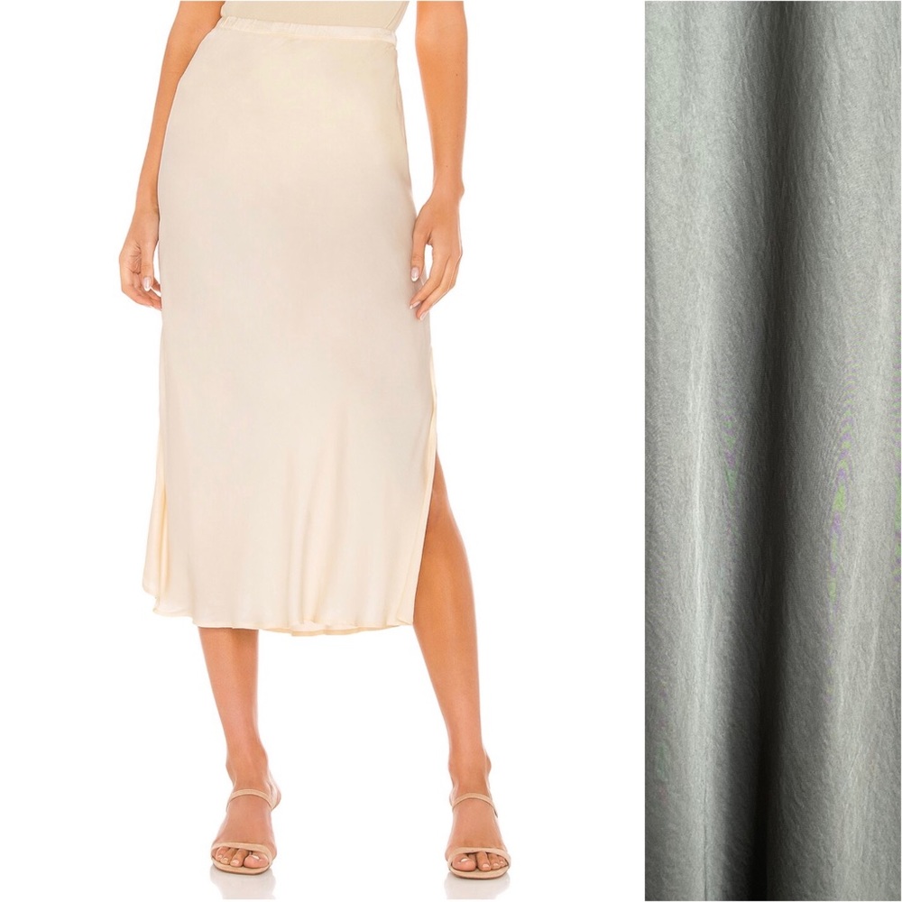 Young Fabulous And Broke Felicity Slit Midi Skirt